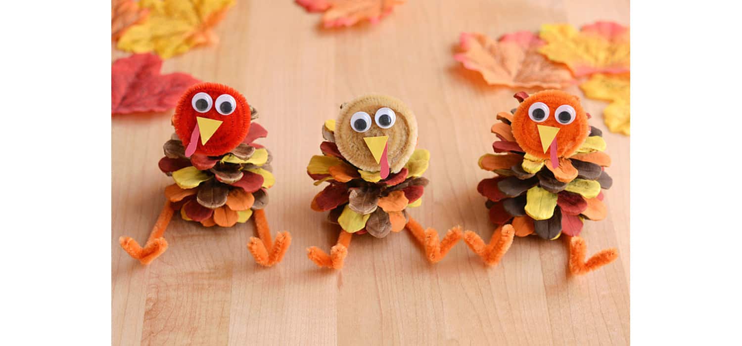 Pinecone-Turkeys-Craft 