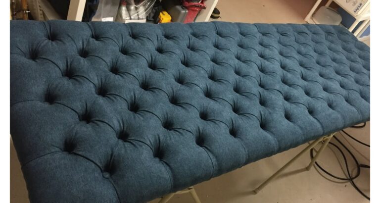 How to Make a Tufted Headboard DIY
