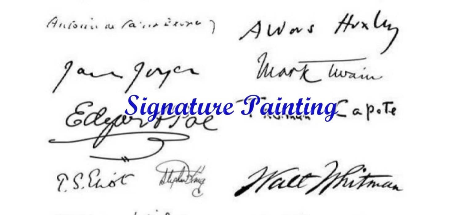 how to make an art signature 