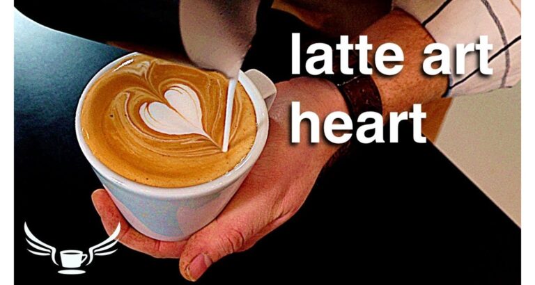 How to Make Heart Latte Art